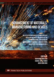 Advancement of Materials, Manufacturing and Devices (ICAMaDe)