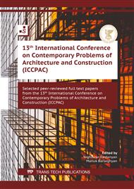 13th International Conference on Contemporary Problems of Architecture and Construction (ICCPAC)