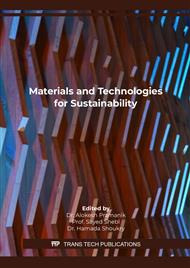 Materials and Technologies for Sustainability