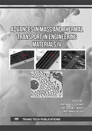 Advances in Mass and Thermal Transport in Engineering Materials IV