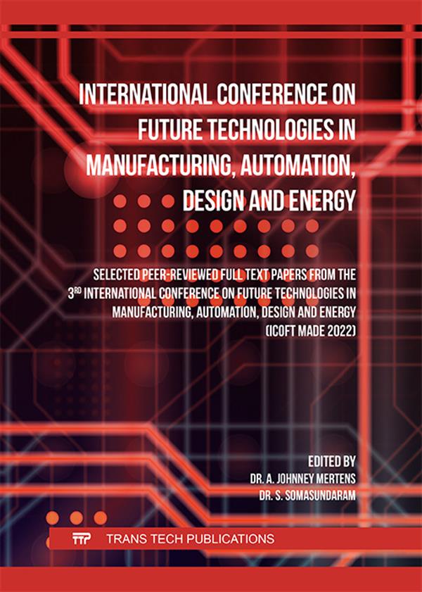 International Conference on Future Technologies in Manufacturing, Automation, Design and Energy