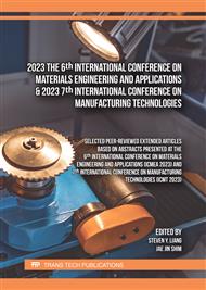 2023 The 6th International Conference on Materials Engineering and Applications & 2023 7th International Conference on Manufacturing Technologies