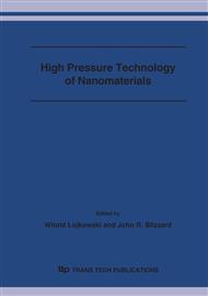 High Pressure Technology of Nanomaterials