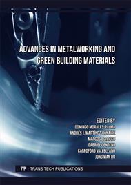 Advances in Metalworking and Green Building Materials