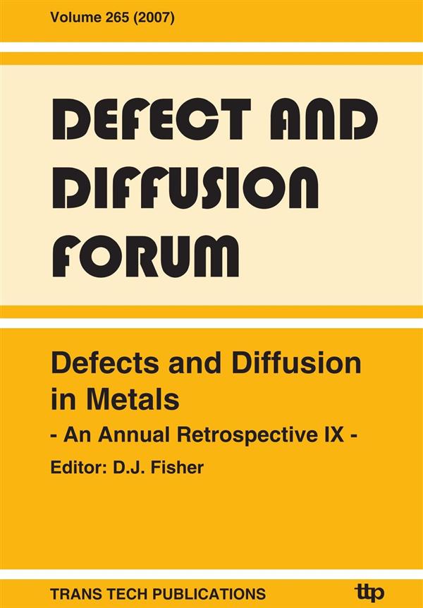 Defects and Diffusion in Metals IX