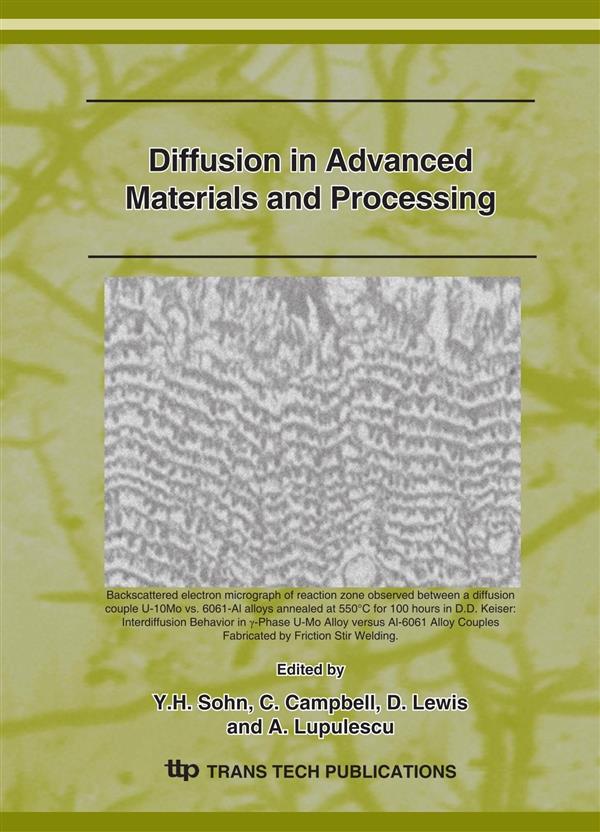 Diffusion in Advanced Materials and Processing
