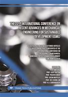 The 22nd International Conference on Recent Advances in Mechanical Engineering for Sustainable Development (ISME)