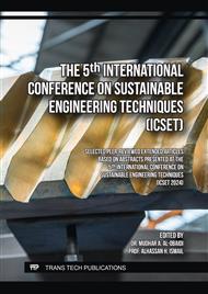 The 5th International Conference on Sustainable Engineering Techniques (ICSET)