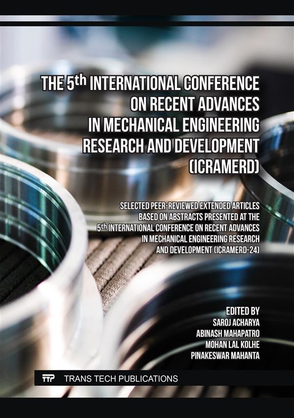 The 5th International Conference on Recent Advances in Mechanical Engineering Research and Development (ICRAMERD)