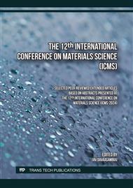 The 12th International Conference on Materials Science (ICMS)