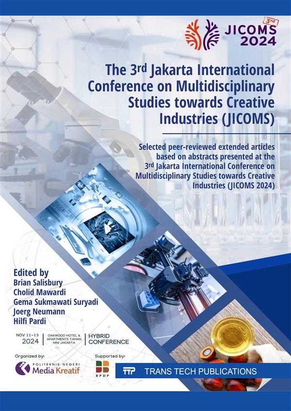 The 3rd Jakarta International Conference on Multidisciplinary Studies towards Creative Industries (JICOMS)