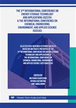 The 3rd Int. Conf. on Energy Storage Technology and Applications (ICESTA) & The Int. Conf. on Chemical Engineering, Environment, and Applied Science (ICCEAS)