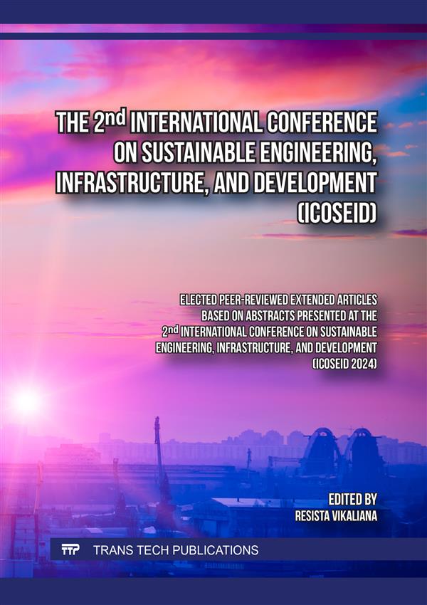 The 2nd International Conference on Sustainable Engineering, Infrastructure, and Development (ICOSEID)