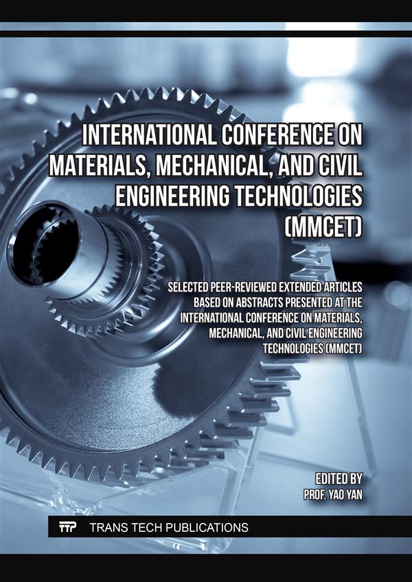International Conference on Materials, Mechanical, and Civil Engineering Technologies (MMCET)