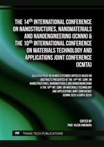 The 14th Int. Conf. on Nanostructures, Nanomaterials and Nanoengineering (ICNNN) & the 10th Int. Conf. on Materials Technology and Applications Joint Conference (ICMTA)