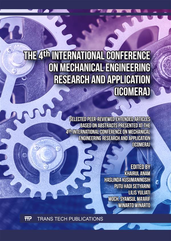 The 4th International Conference on Mechanical Engineering Research and Application (ICOMERA)