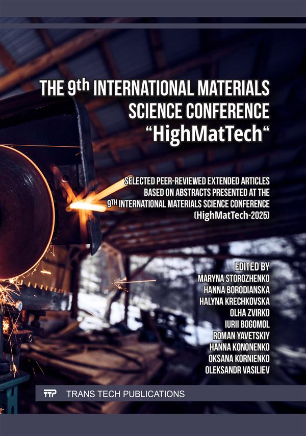The 9th International Materials Science Conference "HighMatTech"