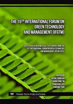 The 15th International Forum on Green Technology and Management (IFGTM)
