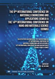 The 9th Int. Conference on Materials Engineering and Applications (ICMEA) & the 14th Int. Conference on Nano and Materials Science (ICNMS)