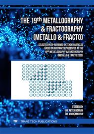 The 19th Metallography & Fractography (Metallo & Fracto)