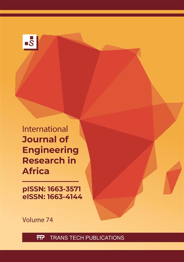 International Journal of Engineering Research in Africa Vol. 74
