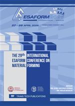 The 29th International ESAFORM Conference on Material Forming