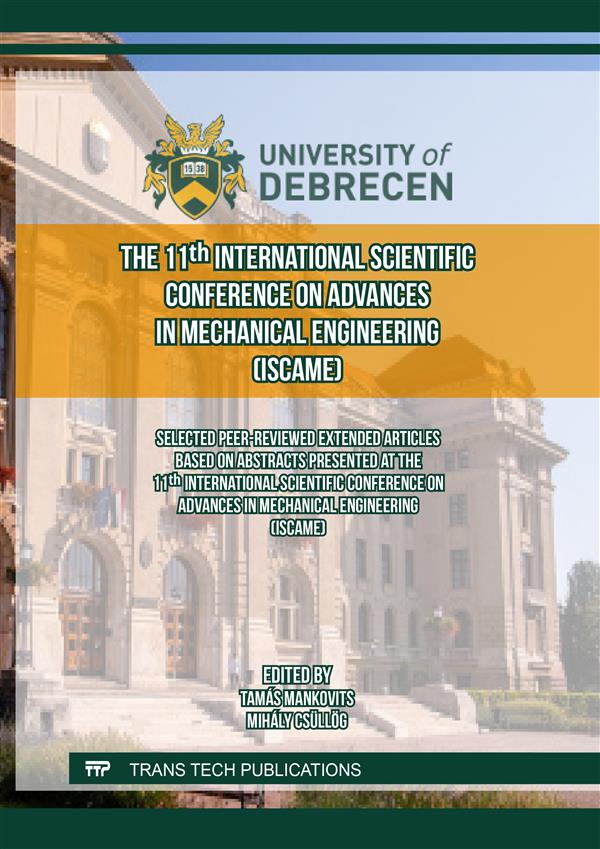The 11th International Scientific Conference on Advances in Mechanical Engineering (ISCAME)