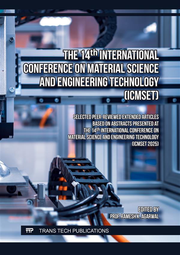 The 14th International Conference on Material Science and Engineering Technology (ICMSET)