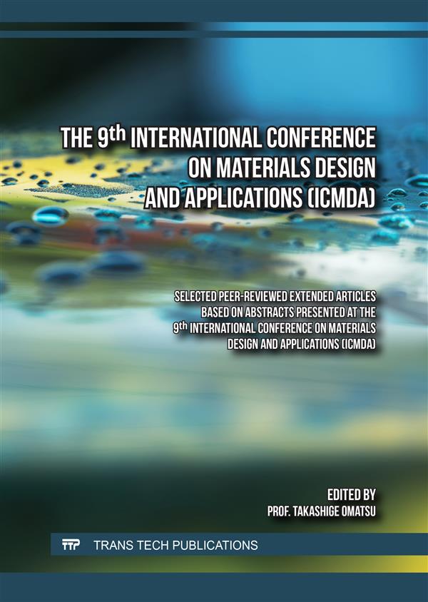 The 9th International Conference on Materials Design and Applications (ICMDA)