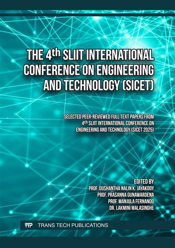 The 4th SLIIT International Conference on Engineering and Technology (SICET)