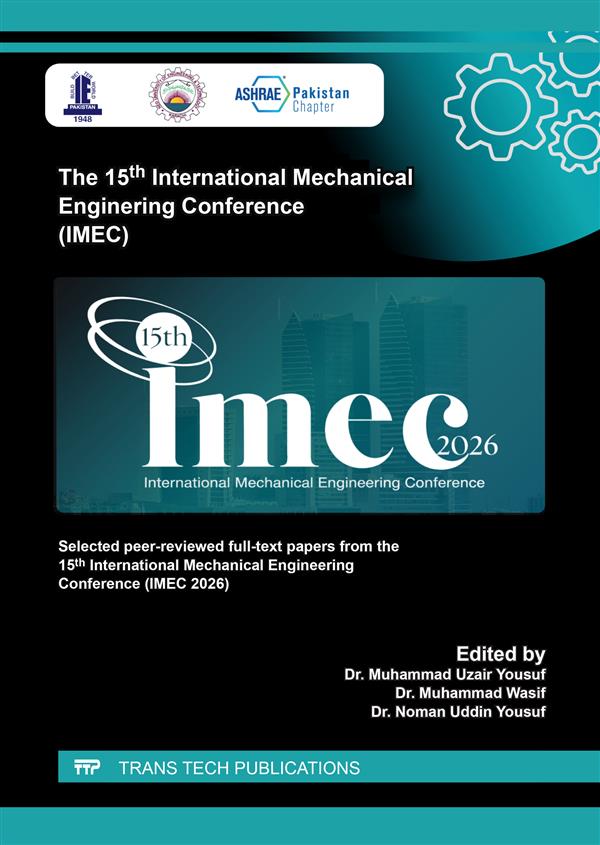 The 15th International Mechanical Engineering Conference (IMEC)