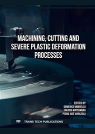 Machining, Cutting and Severe Plastic Deformation Processes