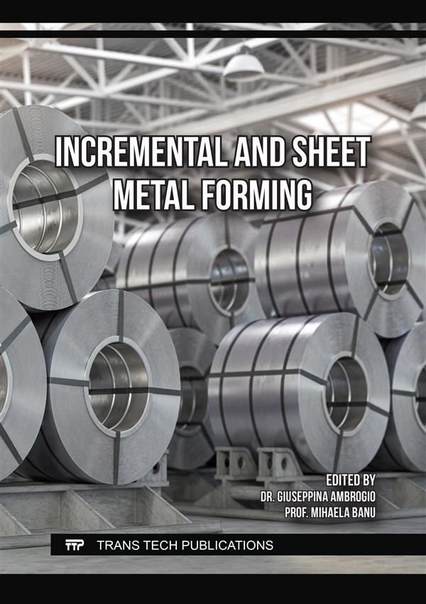 Incremental and Sheet Metal Forming