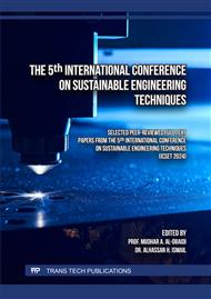 The 5th International Conference on Sustainable Engineering Techniques