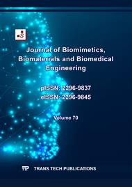 Journal of Biomimetics, Biomaterials and Biomedical Engineering Vol. 70