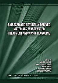 Biobased and Naturally Derived Materials, Wastewater Treatment and Waste Recycling