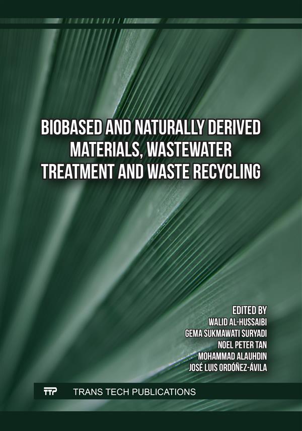 Biobased and Naturally Derived Materials, Wastewater Treatment and Waste Recycling
