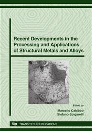 Recent Developments in the Processing and Applications of Structural Metals and Alloys