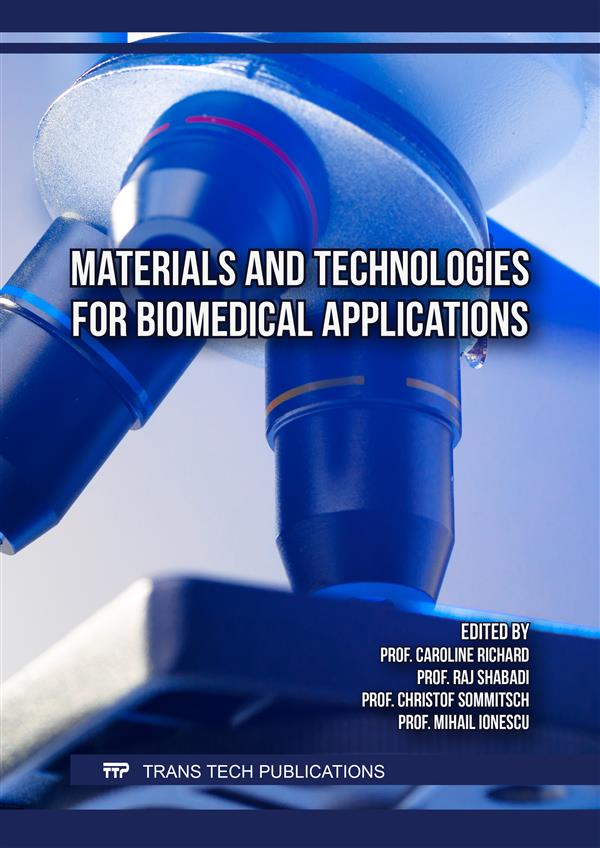 Materials and Technologies for Biomedical Applications