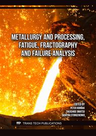 Metallurgy and Processing, Fatigue, Fractography and Failure Analysis