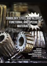 Tribology, Steel and Alloys, Functional and Special Materials