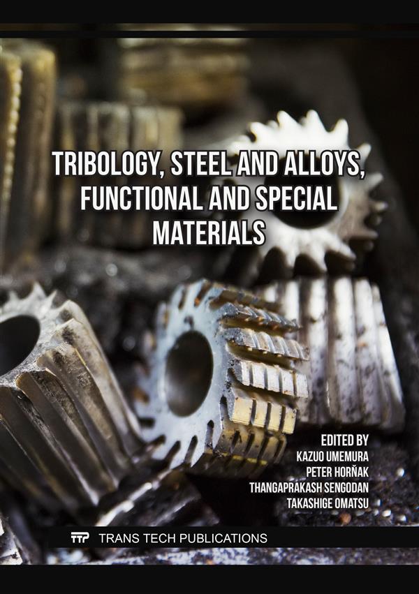 Tribology, Steel and Alloys, Functional and Special Materials
