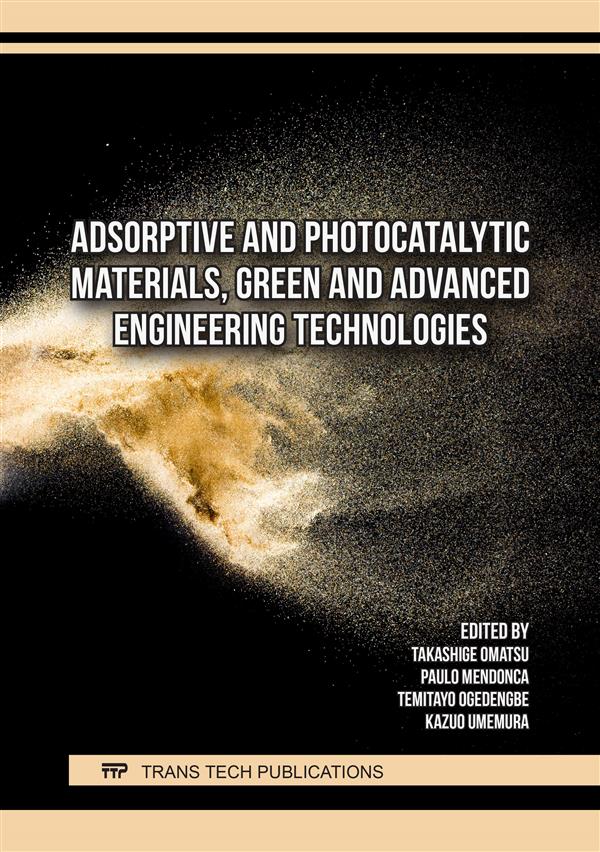 Adsorptive and Photocatalytic Materials, Green and Advanced Engineering Technologies
