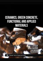 Ceramics, Green Concrete, Functional and Applied Materials