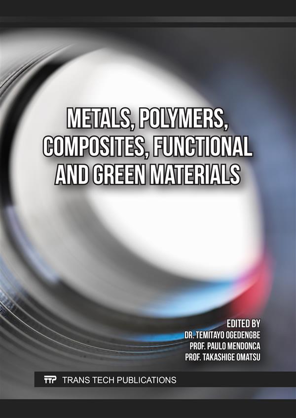 Metals, Polymers, Composites, Functional and Green Materials