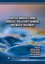 Additive Manufacturing, Biodiesel, Pollutants Removal and Water Treatment