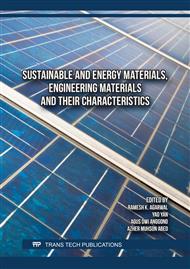 Sustainable and Energy Materials, Engineering Materials and their Characteristics