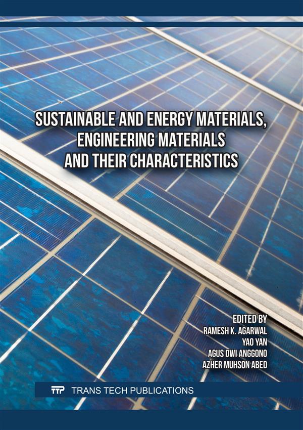 Sustainable and Energy Materials, Engineering Materials and their Characteristics