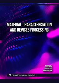 Material Characterisation and Devices Processing