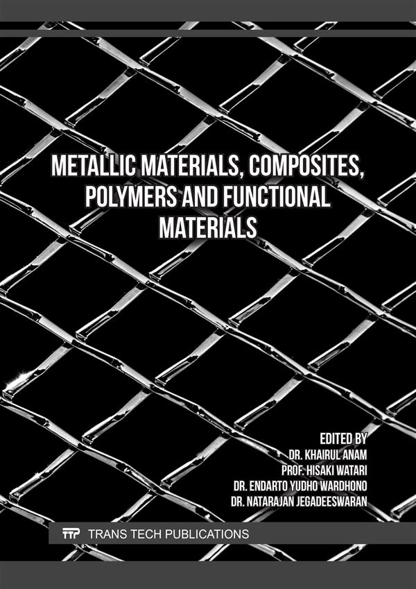 Metallic Materials, Composites, Polymers and Functional Materials